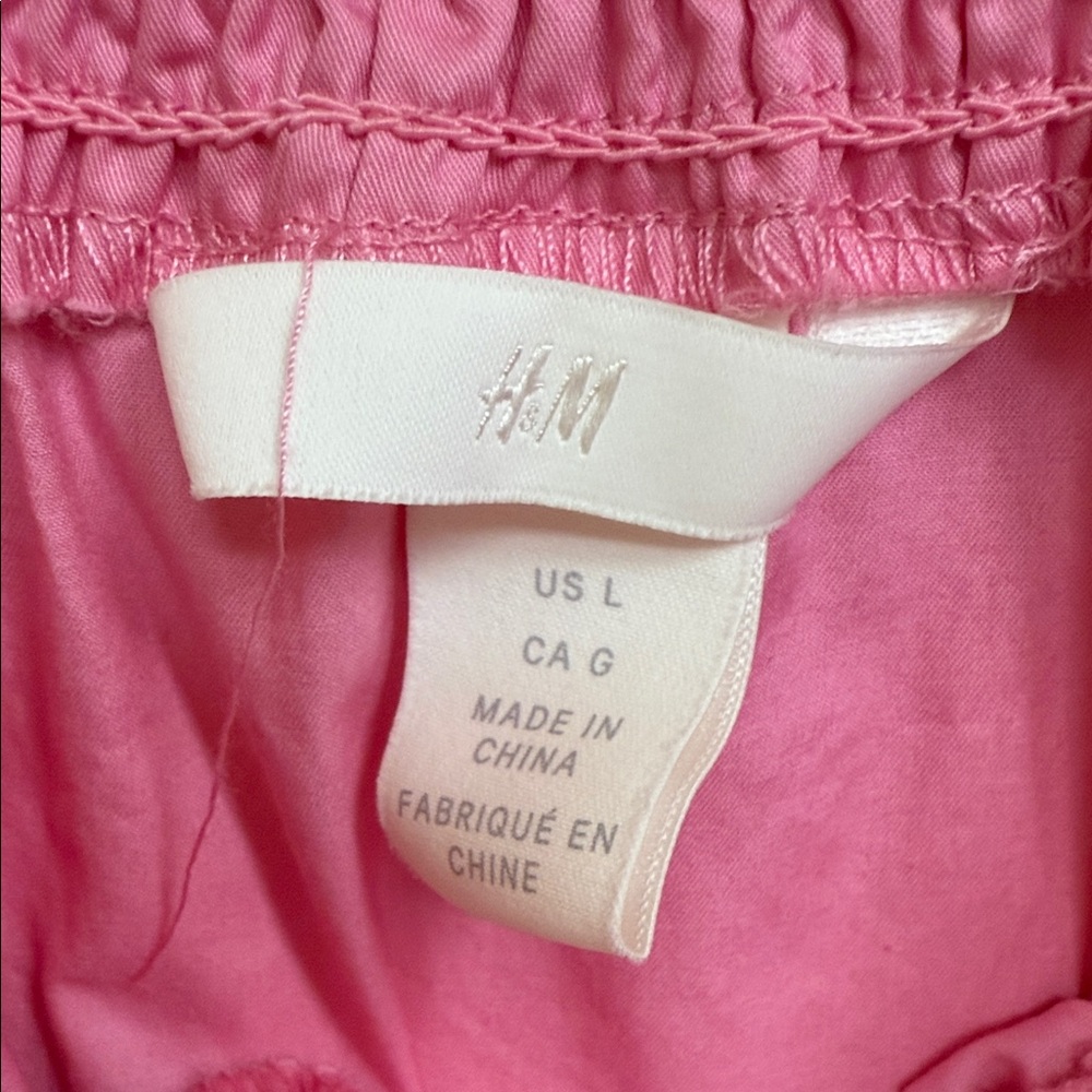 H&M Pink Puff Sleeve Blouse - Picture 2 of 11
